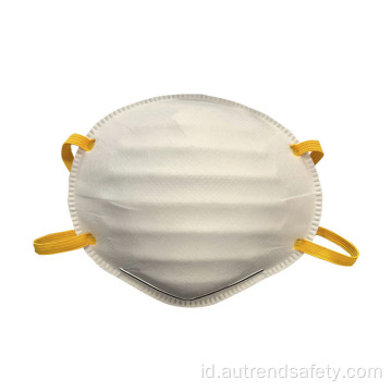 Gelas topeng dengan ikat kepala yang nyaman gb2626-2006 kn95 berbentuk topeng pelindung wajah